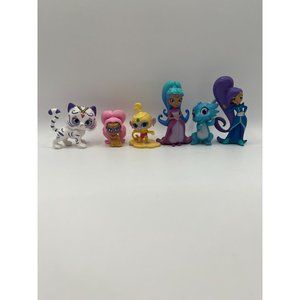 Shimmer and Shine Playset Lot of 6 From Nick Jr